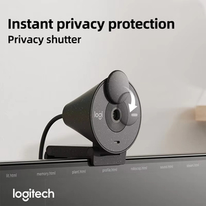 100% Original Logitech <span class=keywords><strong>Brio</strong></span> 300 nouvelle Webcam HD en direct en ligne classe caméra ordinateur caméra 1080P caméra <span class=keywords><strong>Brio</strong></span> 300 - Product Image 2