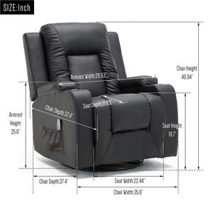Hot Sale <strong>Black</strong> Latest Technology 2022 Luxury Electric Extra <strong>Large</strong> Massage <strong>Sofa</strong> - Product Image 5