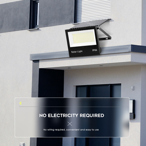 NEW Outdoor <b>Lighting</b> IP66 Waterproof 100W 200W 300W Floodlight Street Lamp Integration Folding Sensor LED Solar Flood <b>Light</b> - Product Image 2