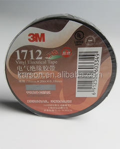 <span class=keywords><strong>3M</strong></span> 1500 1600 1712 Ruban électrique en vinyle Ruban auto-adhésif Antiflaming Ruban d'isolation pour l'entretien électrique - Product Image 3