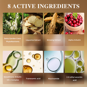 Sérum Visage <span class=keywords><strong>Anti</strong></span>-Imperfections Hydratant Éclaircissant à la Niacinamide, Alpha Arbutine et Vitamine C, Correcteur de Pigmentation et <span class=keywords><strong>Anti</strong></span>-Acné, Marque Blanche - Product Image 5