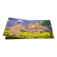 Livre cartonné avec impression de livres cartonnés et impression de livres cartonnés à la demande pour l'apprentissage précoce des enfants Lecture interactive amusante