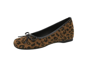 Chaussures de luxe à bout rond avec nœud, style ballerine, talon de 4 cm, pour femme, décontractées, Zapatos Mujer, sandales - Product Image 5