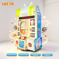 Machine de jeu à joystick rotatif porte-bonheur, distributeur de cadeaux, pousse-pièces et équipement d'arcade de loterie, direct usine, pour lieux de divertissement
