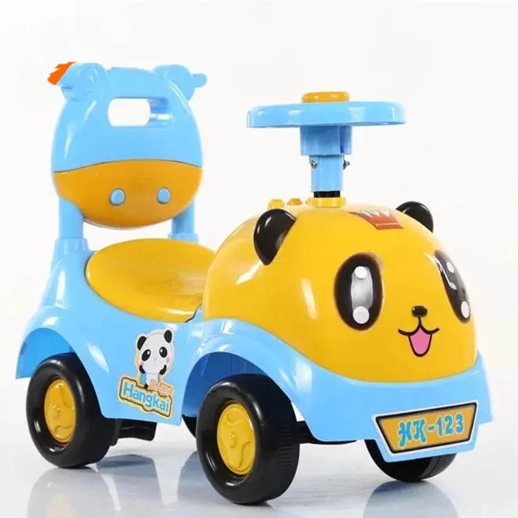 Günstiger Preis Kinder schieben Schiebe antrieb Spielzeug Kleinkinder Mini Baby Fahrt auf Auto Baby Walker mit BB Horn Lenkrad