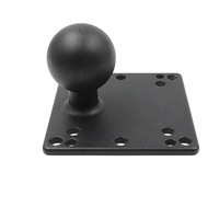 Support VESA robuste à fixation rapide pour écran LCD unique avec boule de 2,25 pouces et adaptateur de montage VESA 100x100mm pour HP
