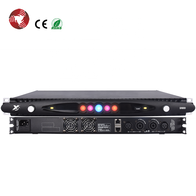 800W*2 Class D Power Speaker Amplifier 1u Digital Audio Big Power Amplifier