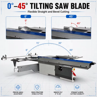 Scie à panneaux horizontale entièrement automatique MJ6132 pour le travail du bois avec moteur