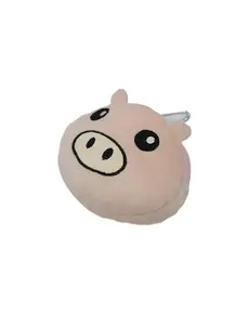 Fashion Modern Animal Plush Custom Cartoon Coin Purses Cute Pink Piggy Couple Coin Purse Bag