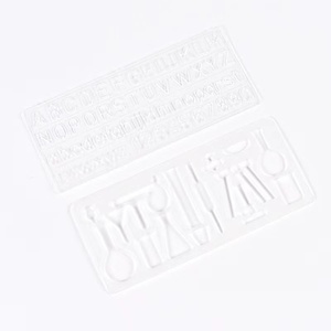 Giá bán buôn lớn toán thiết lập, 12 cái hình học Bộ, toán học thiết lập Cai Trị Tẩy bút chì La Bàn mài - Product Image 2