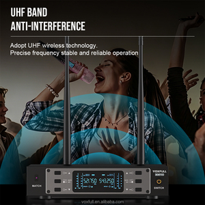 ไมโครโฟนไร้สาย VOXFULL SKM9100 รุ่น Bling ดีไซน์คริสตัลเพชร UHF สำหรับร้องเพลง ปาร์ตี้คาราโอเกะ และงานแสดงสด พร้อมหัวต่อ XLR - Product Image 2