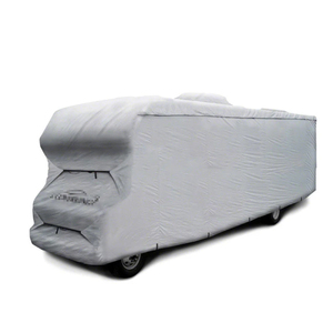 All Climate Outdoor Protective Cover <b>Waterproof</b> Snowproof Droppings Heavy Duty Travel Trailer Cover - Product Image 1