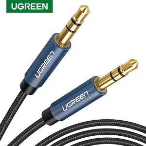 Ugreen 3.5 Mm Audio Kabel Verlengen Luidspreker Lijn Aux Kabel Voor Externe Stereo Versterker Klankkast Auto Muziek Hoofdtelefoon Mannelijke om Mannelijke