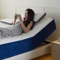 ModernTatami Smart Elektrisch Verstellbares Bettgestell |   Zero-Gravity-Plattformbett mit Lederpolsterung und weicher Liegefläche