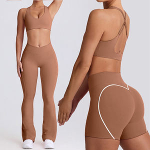 Nuevo Conjunto Deportivo Transpirable de Yoga para Mujer, Estilo Sling, para Ejercicio al Aire Libre, de Secado Rápido - Product Image 3