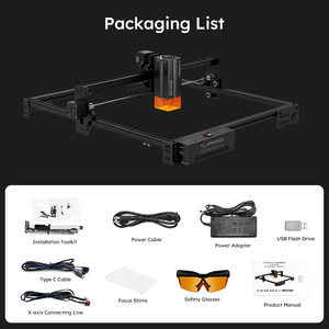 <span class=keywords><strong>ATOMSTACK</strong></span> <span class=keywords><strong>A20</strong></span> Pro V2 Máquina de Corte y Grabado Láser de Diodo de Alta Precisión para Trabajos Rápidos en Madera 3D - Product Image 3