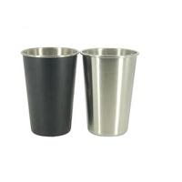 여행 유형 스테인레스 스틸 블랙 컵/파티 주석 마시는 블랙 컵/맥주 탁구 컵