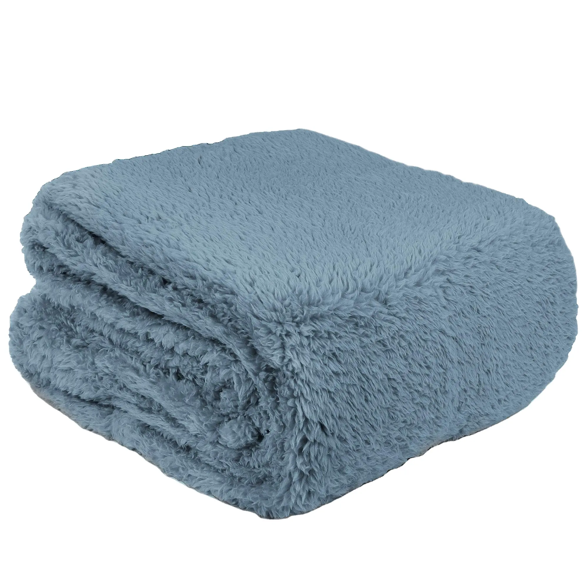 Ultra Soft and Comfortable Blue Throw Blanket Warm Cozy Plush Fleece Sherpa Blanket Throw for Bed Sofa Couch