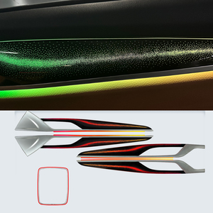 Éclairage d'ambiance intérieur personnalisé pour BMW Série 5 2018-2023, bande LED acrylique Symphony, lampe d'ambiance, vente d'usine - Product Image 1