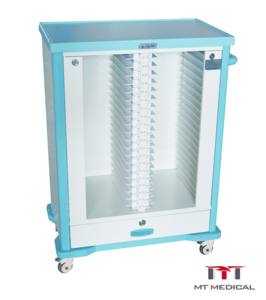 MT medis ABS keranjang Mobile plastik dengan laci Rumah Sakit Klinik <span class=keywords><strong>Phlebotomy</strong></span> kasus sejarah troli - Product Image 3