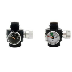 Regulador de Presión de Aire CO2 para Herramientas Neumáticas Zimakyfa PBRG-300, Aleación de Aluminio, Negro, Ajustable de 0-200 PSI a 0-800 PSI, G1/2 - Product Image 1