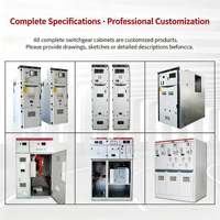 HONGBIAN XGN15-12 12kV Unidad Principal de Anillo Metálico (RMU) con Aislamiento de Gas SF6, Armario de Distribución Interior de Alta Tensión IP30, Tamaño Personalizable