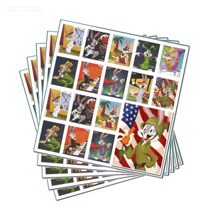 Álbum de <span class=keywords><strong>Sellos</strong></span> <span class=keywords><strong>Postales</strong></span> de 100 Países, Incluyendo Estados Unidos, con Diseño de Bugs Bunny, Etiquetas <span class=keywords><strong>Postales</strong></span> de 2020 - Product Image 4