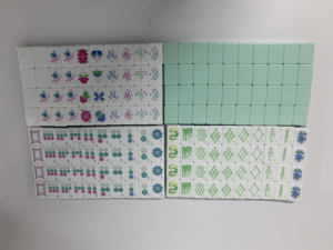 Jeu de Mahjong mignon pour la maison, tuiles de Mahjong américaines et chinoises personnalisées, jeu de Mahjong en acrylique pour le divertissement - Product Image 4