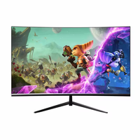Monitor para Juegos OEM de Fábrica, Monitor LED Plano de 24 Pulgadas, Pantalla de Visualización HD USB IPS 2K