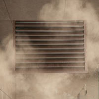 Rejilla de Ventilación para Aire Acondicionado de Estilo Chino, de Aleación de Aluminio con Recubrimiento en Polvo, para Uso Comercial y Residencial