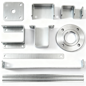 Nhà máy tùy chỉnh thép carbon thép không gỉ tấm nhôm kim loại cắt laser dập Anodized phun cát Khung Hỗ trợ khung - Product Image 2