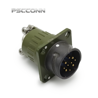 Konektor Penerbangan Sirkular Bayonet 50Pin Industri PSCCONN Y2M, Y2M-50TK Y2M-50ZJ Y2M-50TJ Y2M-50ZK, Soket Steker Kepadatan Tinggi