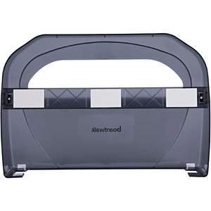 Dispensador de tapas de inodoro Boardwalk TS510SBBW, color negro ahumado, 17.25 pulgadas. X 3.13 Pulgadas X 11.75 pulgadas - Product Image 3