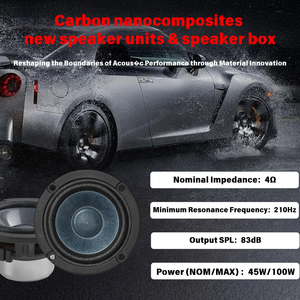 旭明メーカー ユニバーサルミッドレンジ UNC ナノカーボン カースピーカー オーディオシステム 45w/100w ミッドレンジアップグレード-070 2.75インチ - Product Image 4