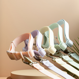 Wasserdichtes <span class=keywords><strong>PVC</strong></span>-Hundehalsband und Leine Set Geprägtes Design Einfarbig Langlebig für Kleine und Mittlere Hunde Haustierzubehör - Product Image 4