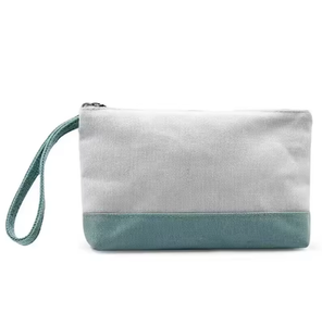 Borsa Cosmetica in Tela Personalizzabile con Logo, Eco-Friendly, per Kit da Barba e Trucco, Organizer da Viaggio per Articoli da Toeletta - Product Image 1