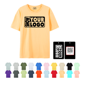 CB01-79000 Chất Lượng Cao T Áo Sơ Mi 190GS 100% Cotton Đồng Bằng Trống Áo Thun Cho Nam Giới Thả Miễn Phí Nhãn In Và Đu Thẻ Miễn Phí - Product Image 1