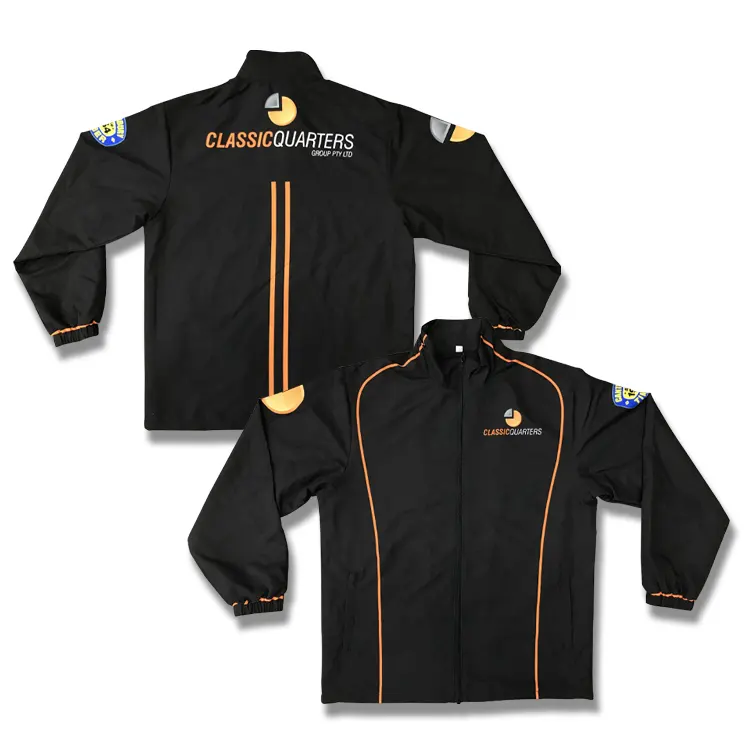कस्टम जिपर जैकेट डिजाइन अपने लोगो निविड़ अंधकार Windbreaker पुरुषों जिम खेल जैकेट