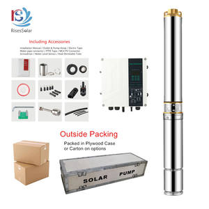 RisesSolar 2 pouces <span class=keywords><strong>pompe</strong></span> <span class=keywords><strong>solaire</strong></span> <span class=keywords><strong>immergée</strong></span> 2 pouces 48V <span class=keywords><strong>pompe</strong></span> à eau d'irrigation agricole 500W DC <span class=keywords><strong>pompe</strong></span> à pression Taizhou - Product Image 5
