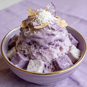Poudre de <span class=keywords><strong>glace</strong></span> de taro flocon de neige, texture lisse, faible teneur en sucre, idéale pour les desserts d'été, prix de gros pour les vendeurs de rue, crème glacée aromatisée - Product Image 6