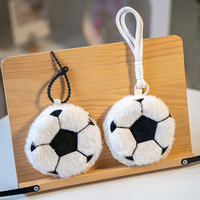 Produk Tik Tok yang Sedang Tren Dompet Koin Sepak Bola Gantungan Kunci Laris Manis Dompet Gantungan Kunci Sepak Bola MOQ Rendah Pemasok Gantungan Kunci Kustom