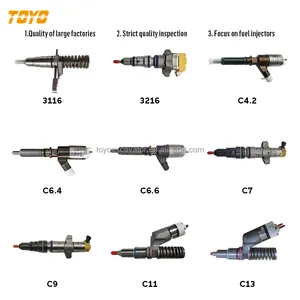 Piezas de excavadora inyector de motor C7 387-9427 inyector adecuado 263-8218 inyector de combustible diésel para CAT Inyector de combustible