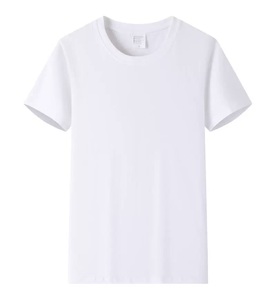 T-shirt personnalisé 100% coton OEM ODM, coupe ample unisexe, col rond, manches courtes, avec logo - Product Image 3