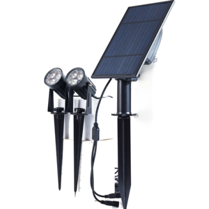 Projection LED solaire RVB super lumineuse OneTwo IP65 étanche lumières de jardin 12 heures d'utilisation extérieure pour les allées de paysage de cour - Product Image 1