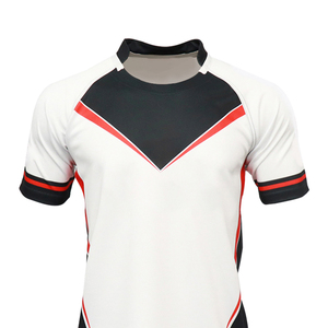 Vêtements de sport professionnels à séchage rapide pour hommes adultes, logo personnalisé, logo d'équipe, impression par sublimation, maillot de rugby - Product Image 3
