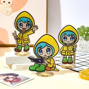 Wholesale Custom Jubilee Mascot UV Printed Transparent Acrylic <b>Keychain</b> 4x8cm Custom Shape Free Design Cute <b>Anime</b> Photo Logo - Product Image 6