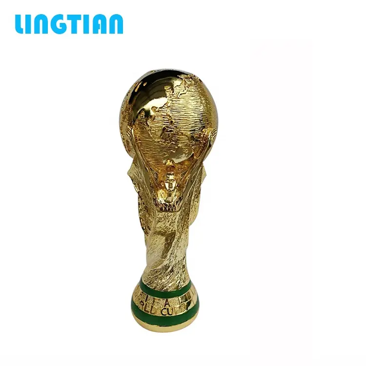 Custom gold metal ball big cup 2020 european cup trophy