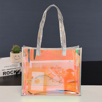 Sac à bandoulière transparent en PVC, étanche et écologique, personnalisable avec logo, pour masque facial et lotion – Vente directe usine