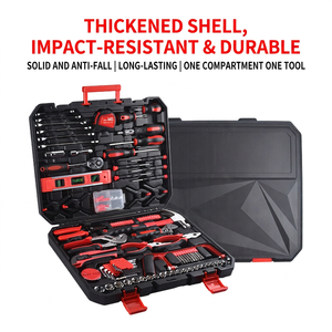 <b>Hand</b> <b>Tool</b> <b>Set</b> 151 Piece Carbon Steel 1/4 In Socket Drive Hard Case Kit For Home Use Dropshipping - Product Image 3