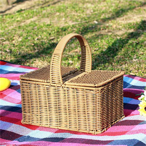 Mochila De pícnic Al Aire Libre Para Vino, 2 juegos, chucheras, Cesta, Juguetes Individuales - Product Image 3